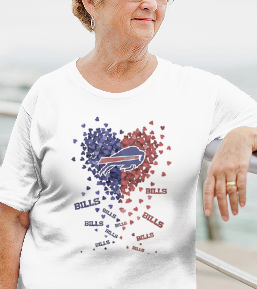 Buffalo Bills Heart Of Passion Loyalty Bills T-Shirt