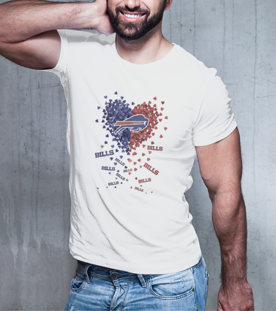 Buffalo Bills Heart Of Passion Loyalty Bills T-Shirt