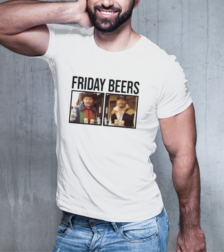 Friday Beers Chase Rice Duo Vintage Look T-Shirt