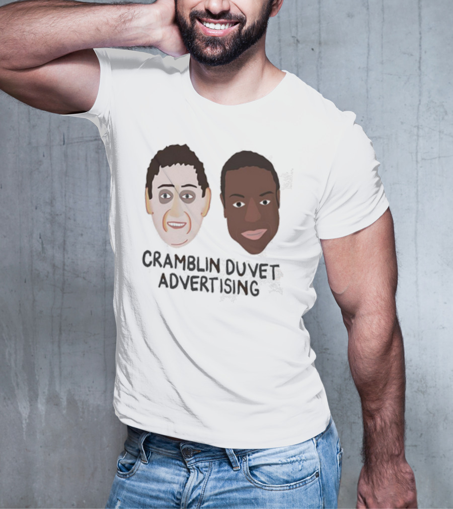Cramblin Duvet Advertising Faces T-Shirt