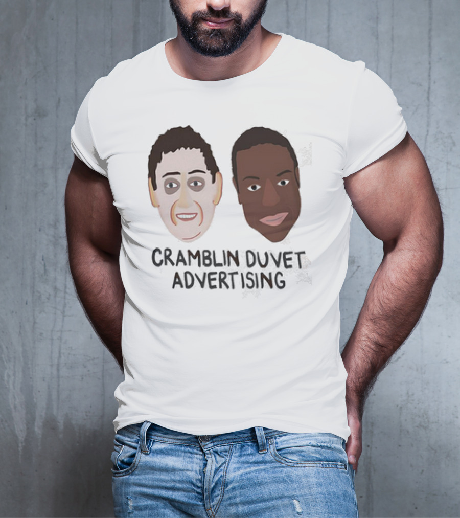 Cramblin Duvet Advertising Faces T-Shirt