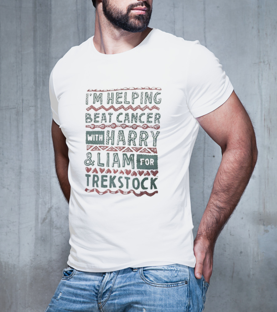 Helping Beat Cancer With Harry And Liam For Trekstock Collaboration T-Shirt