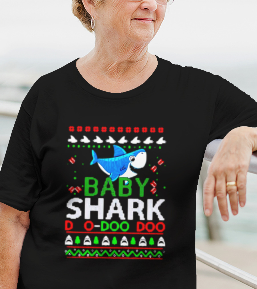 Baby Shark Doo Doo Doo Christmas Ugly T-Shirt