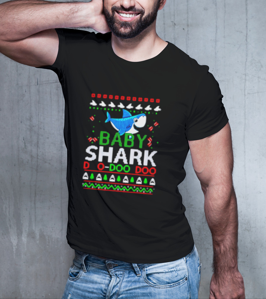Baby Shark Doo Doo Doo Christmas Ugly T-Shirt