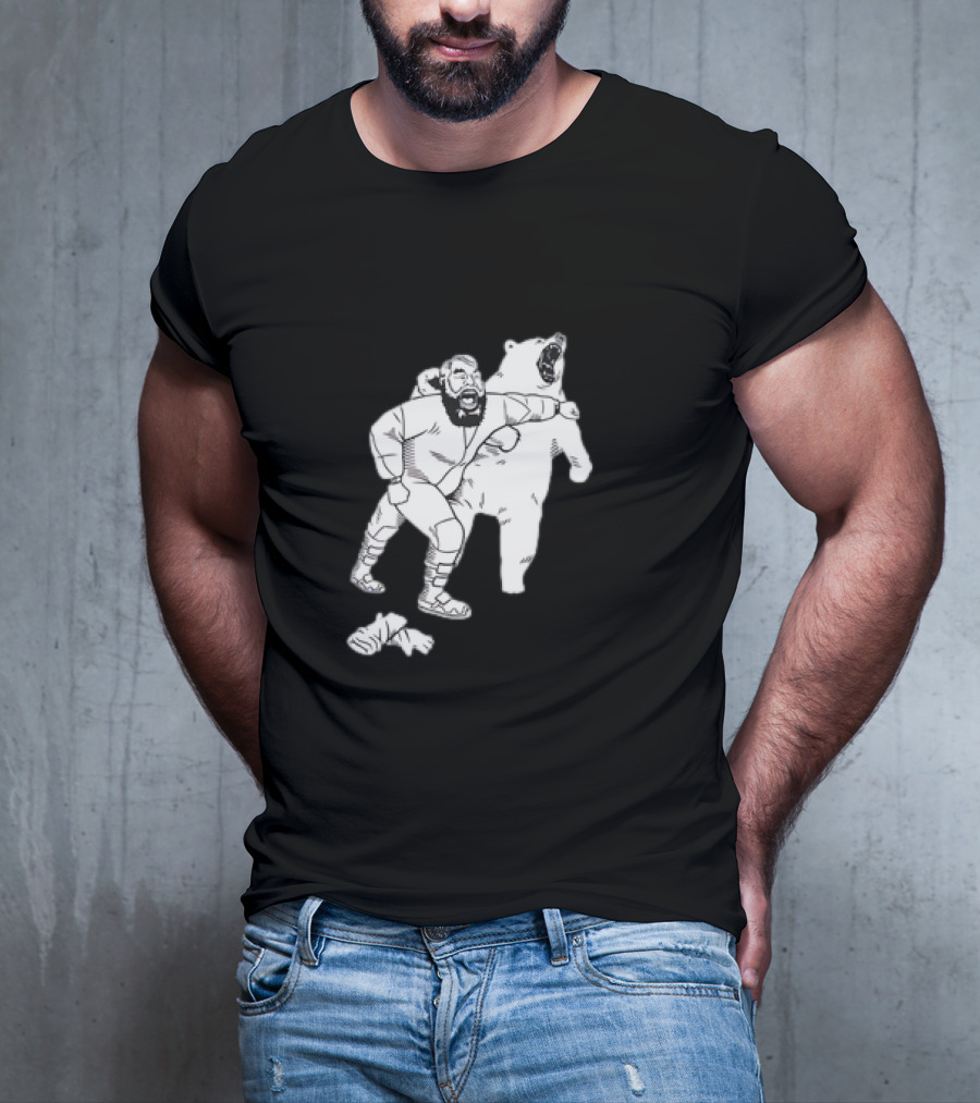 Brian The Bear Wrestling Match Showdown T-Shirt