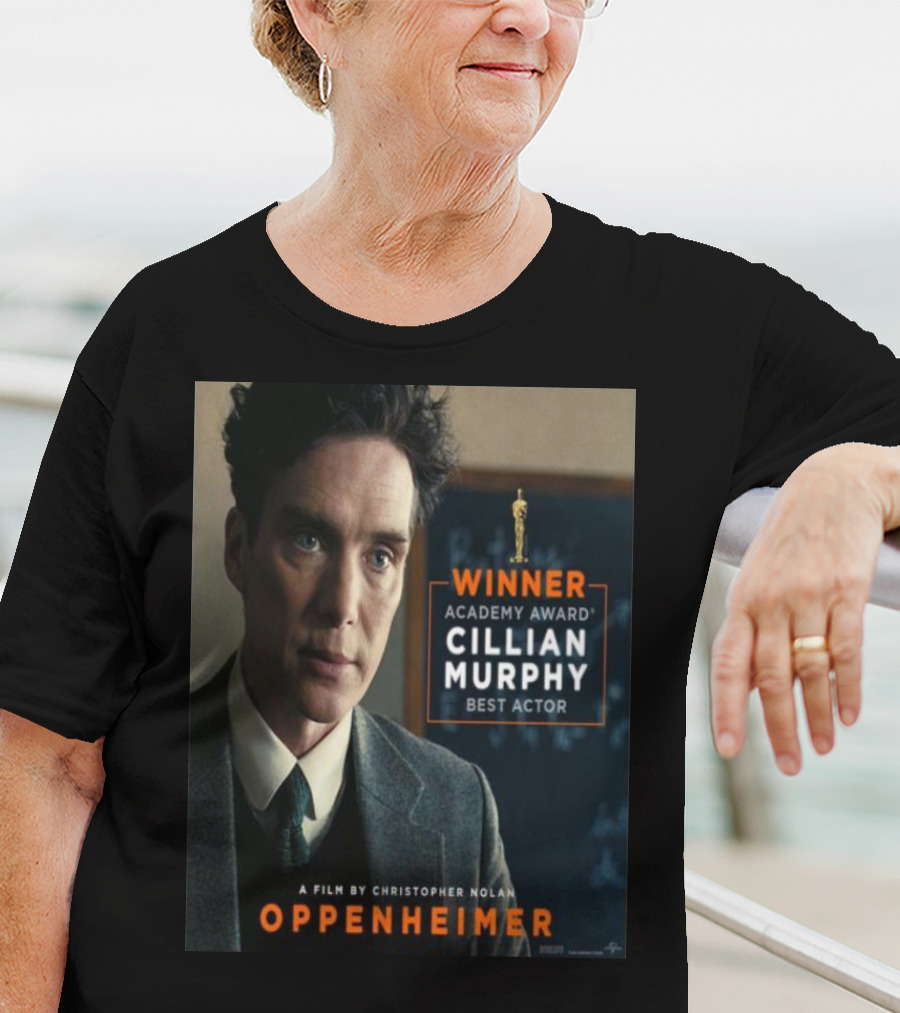 Winner Academy Award Cillian Murphy Best Actor Oppenheimer Film By Christopher Nolan T-Shirt