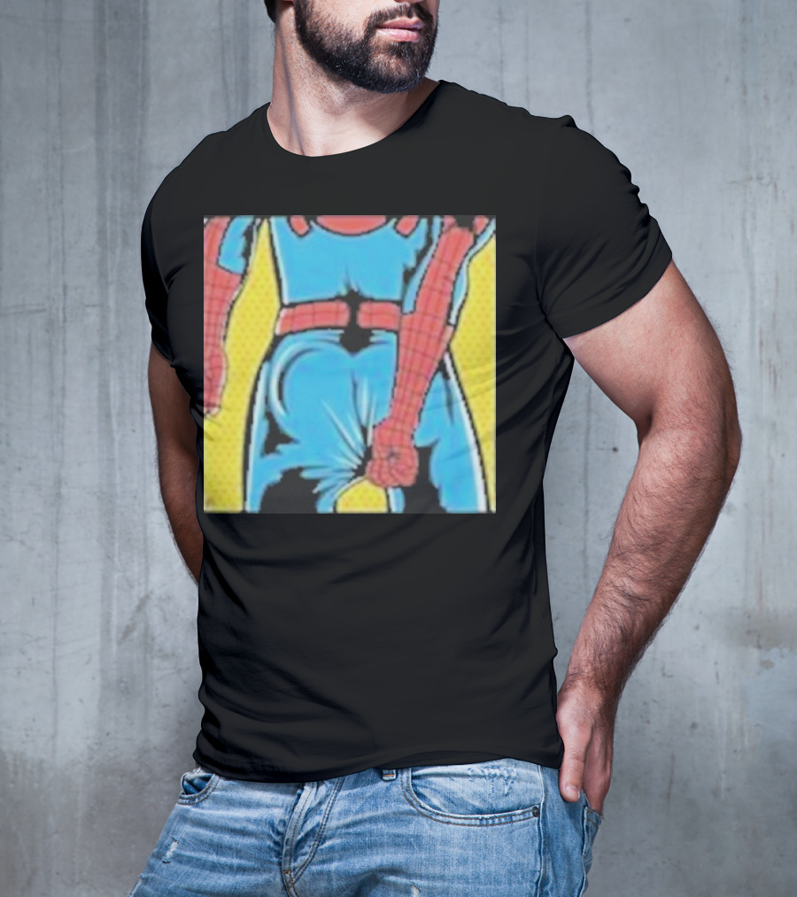 Spider-Man Suit Tightness Issue Visual Pop T-Shirt