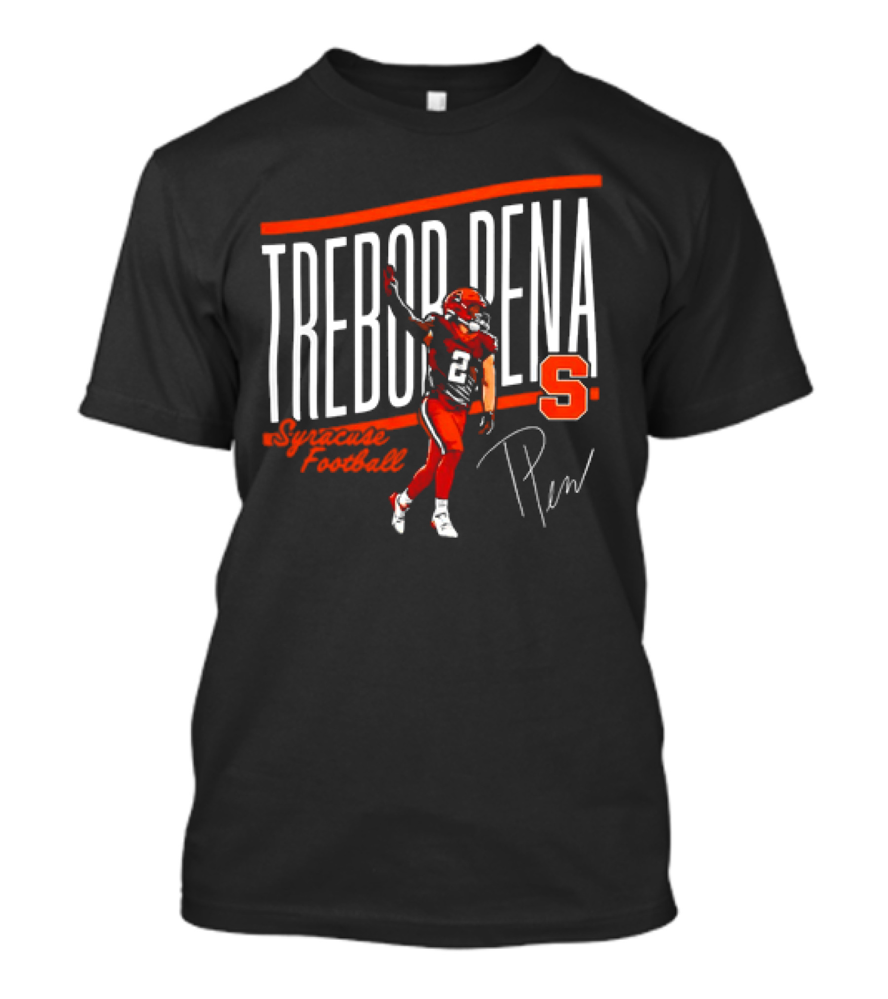 Trebor Pena Syracuse Football Orange S Player 2 T-Shirt
