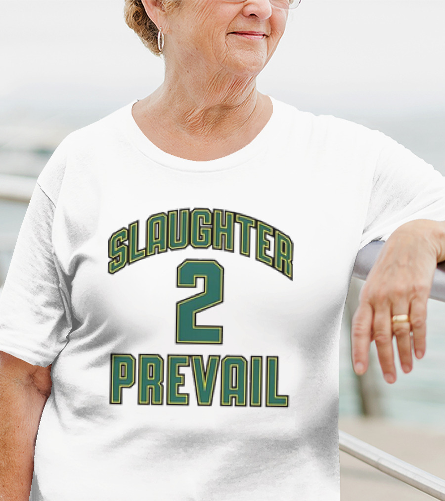 Slaughter 2 Prevail Hockey Jersey Number T-Shirt