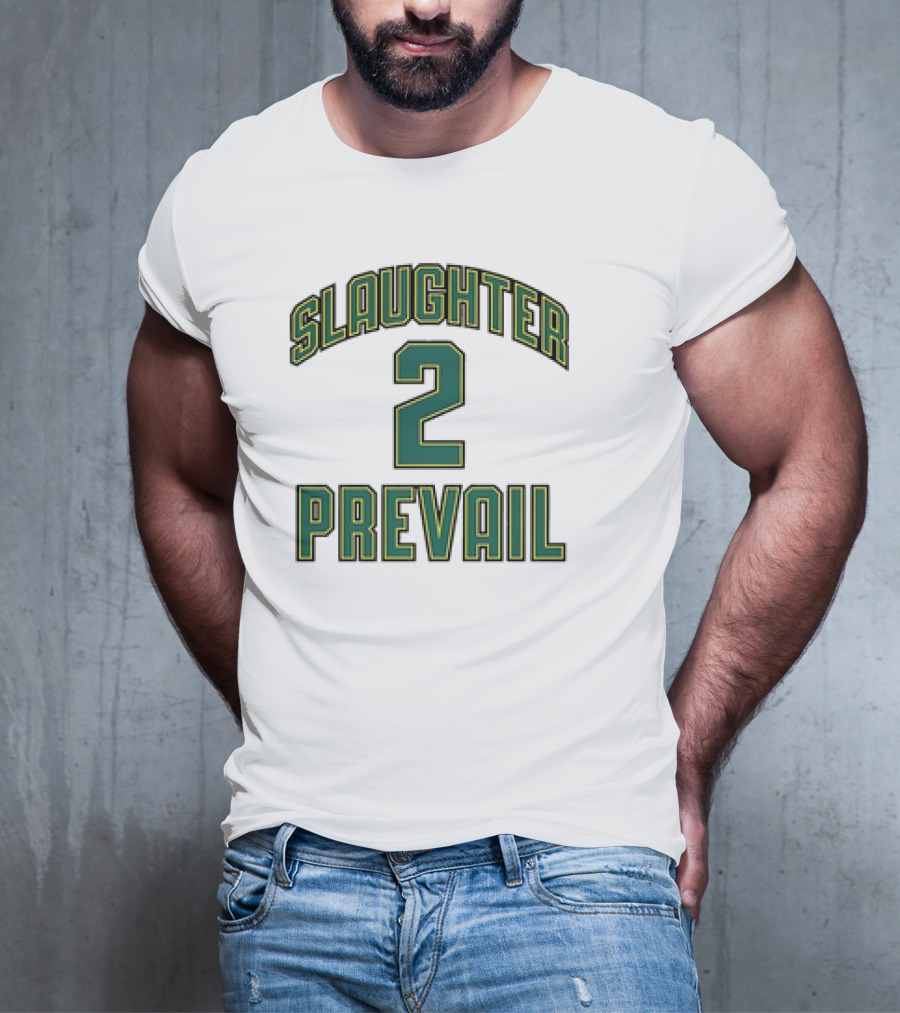 Slaughter 2 Prevail Hockey Jersey Number T-Shirt