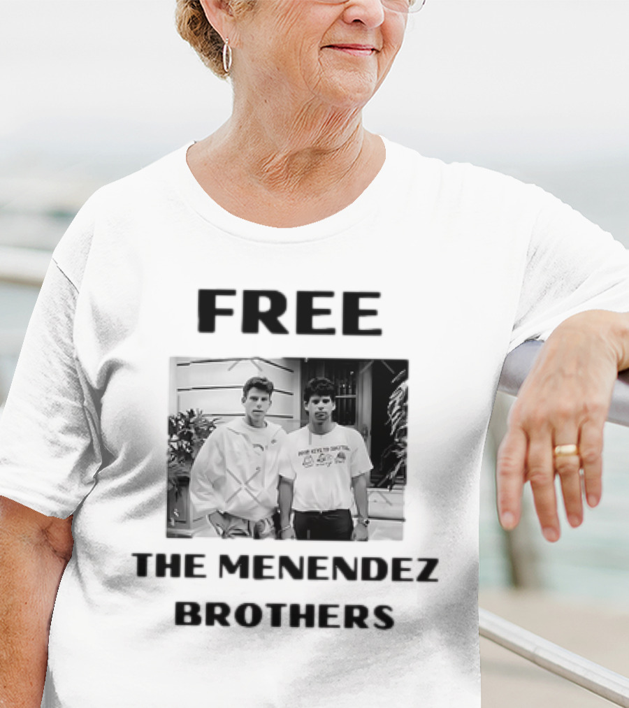 Free The Menendez Brothers Photo T-Shirt
