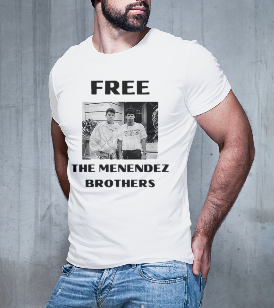 Free The Menendez Brothers Photo T-Shirt