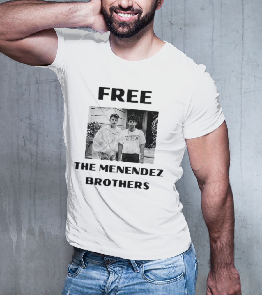 Free The Menendez Brothers Photo T-Shirt