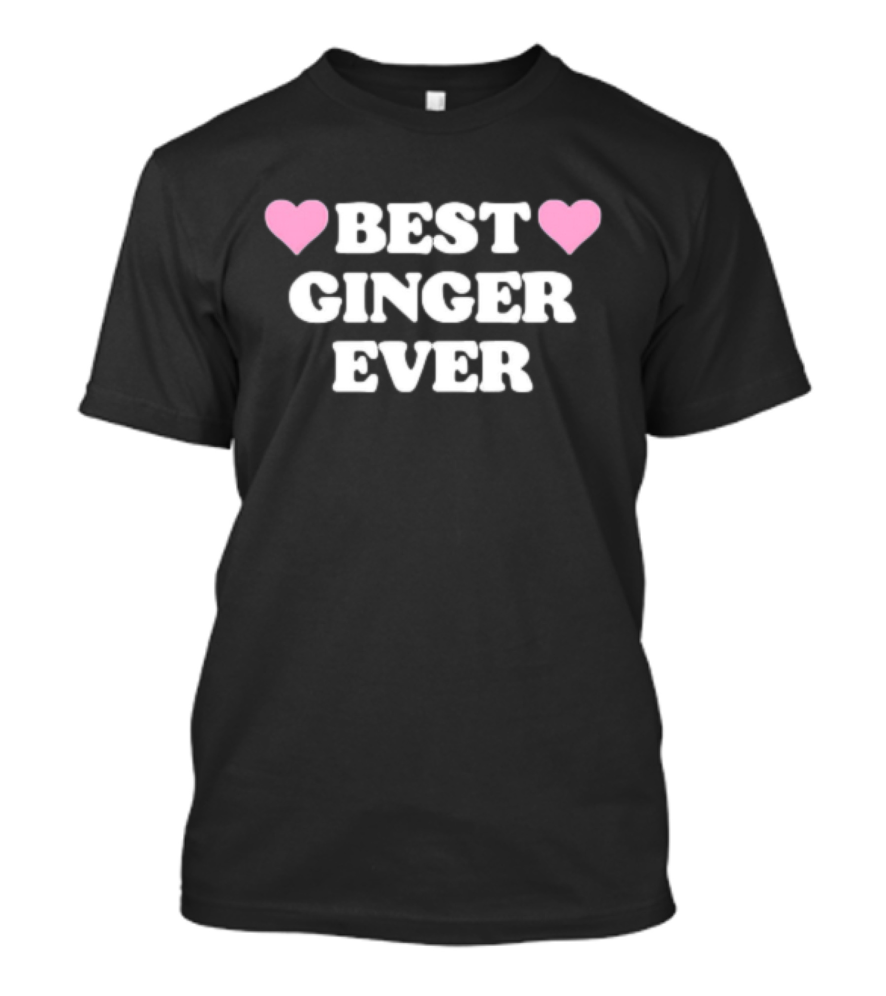 Best Ginger Ever Hearts T-Shirt