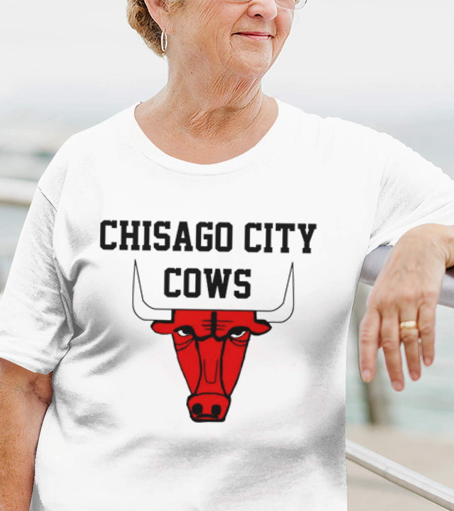 Chisago City Cows Red Bull Head T-Shirt