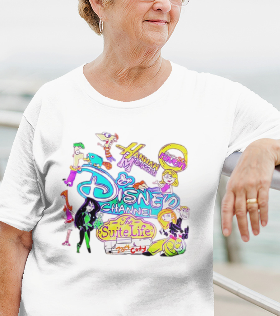 Disney Channel The Suite Life That’s So Raven Hannah Montana Kim Possible Phineas And Ferb T-Shirt