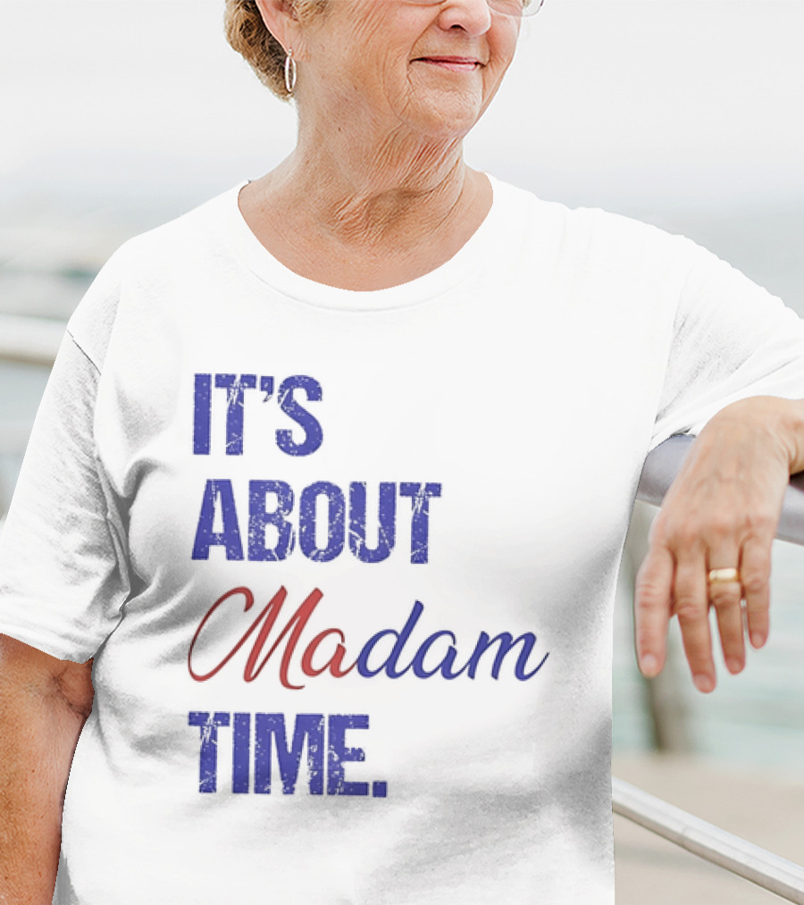 It’s About Madam Time Blue Red Vintage T-Shirt