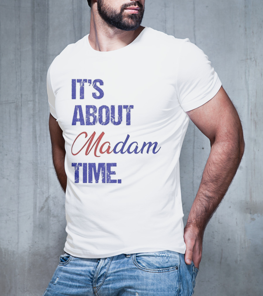 It’s About Madam Time Blue Red Vintage T-Shirt