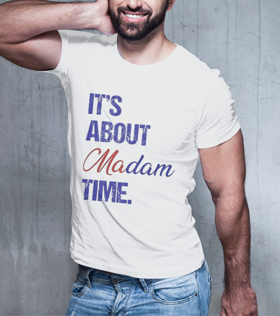 It’s About Madam Time Blue Red Vintage T-Shirt