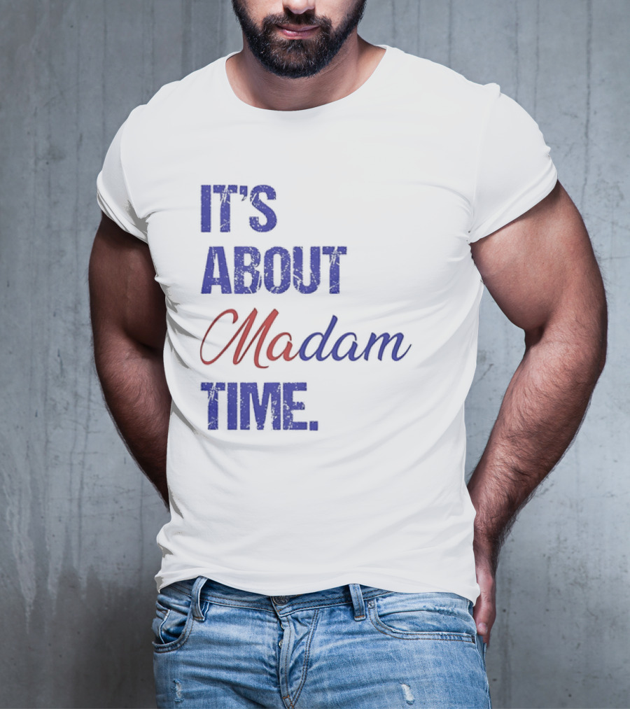It’s About Madam Time Blue Red Vintage T-Shirt