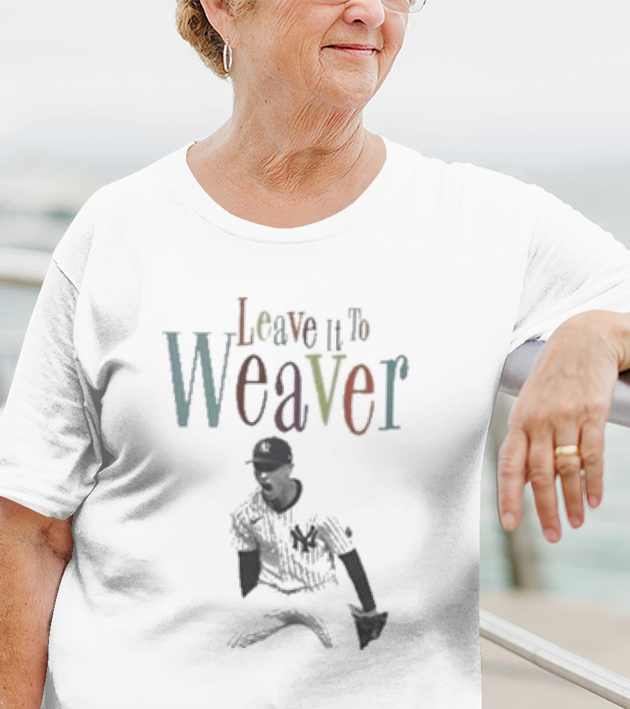 Leave It To Weaver New York Yankees Luke Weaver Pitching T-Shirt