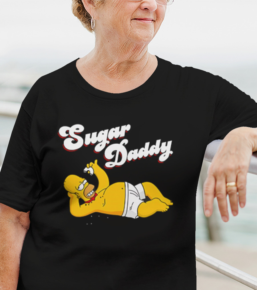 Homer Simpson Sugar Daddy The Simpsons Iconic Pose T-Shirt