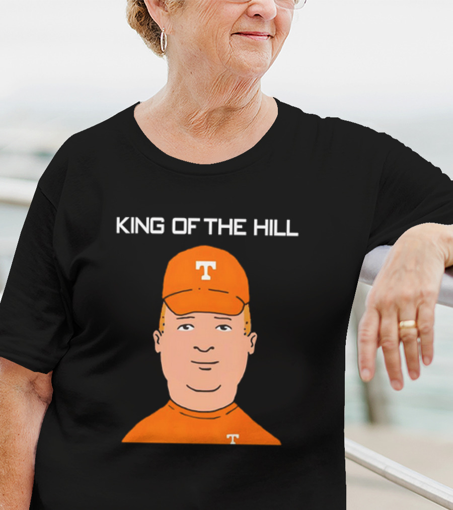 Tennessee Volunteers King Of The Hill T Logo Cartoon T-Shirt