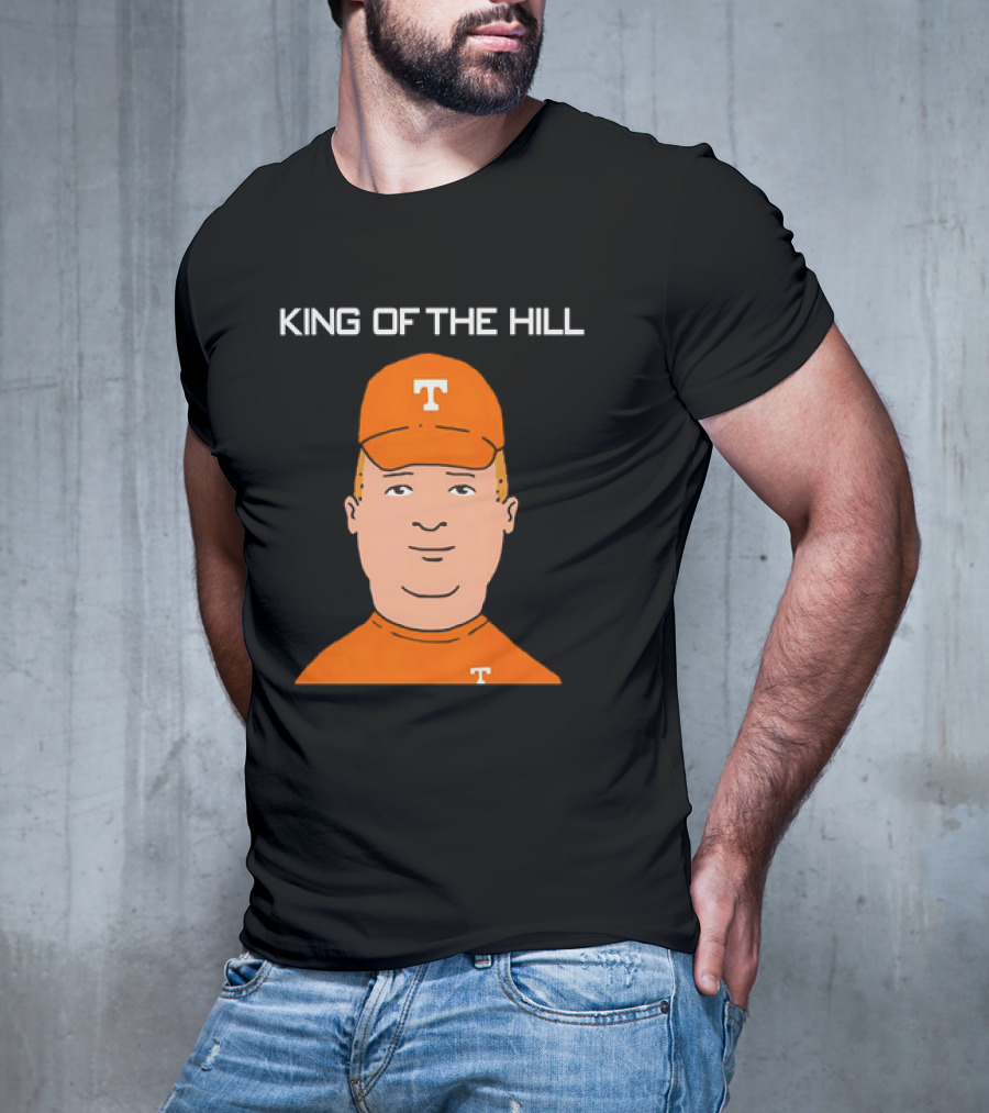 Tennessee Volunteers King Of The Hill T Logo Cartoon T-Shirt