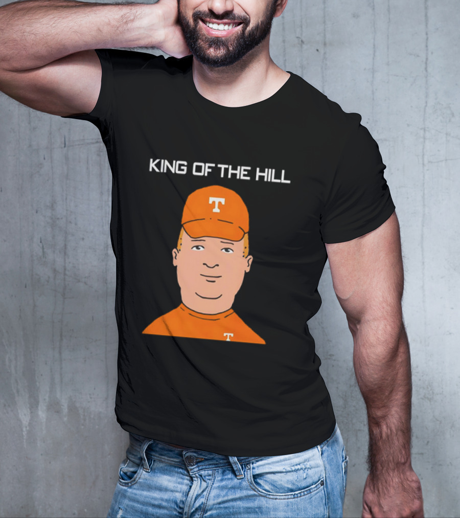 Tennessee Volunteers King Of The Hill T Logo Cartoon T-Shirt