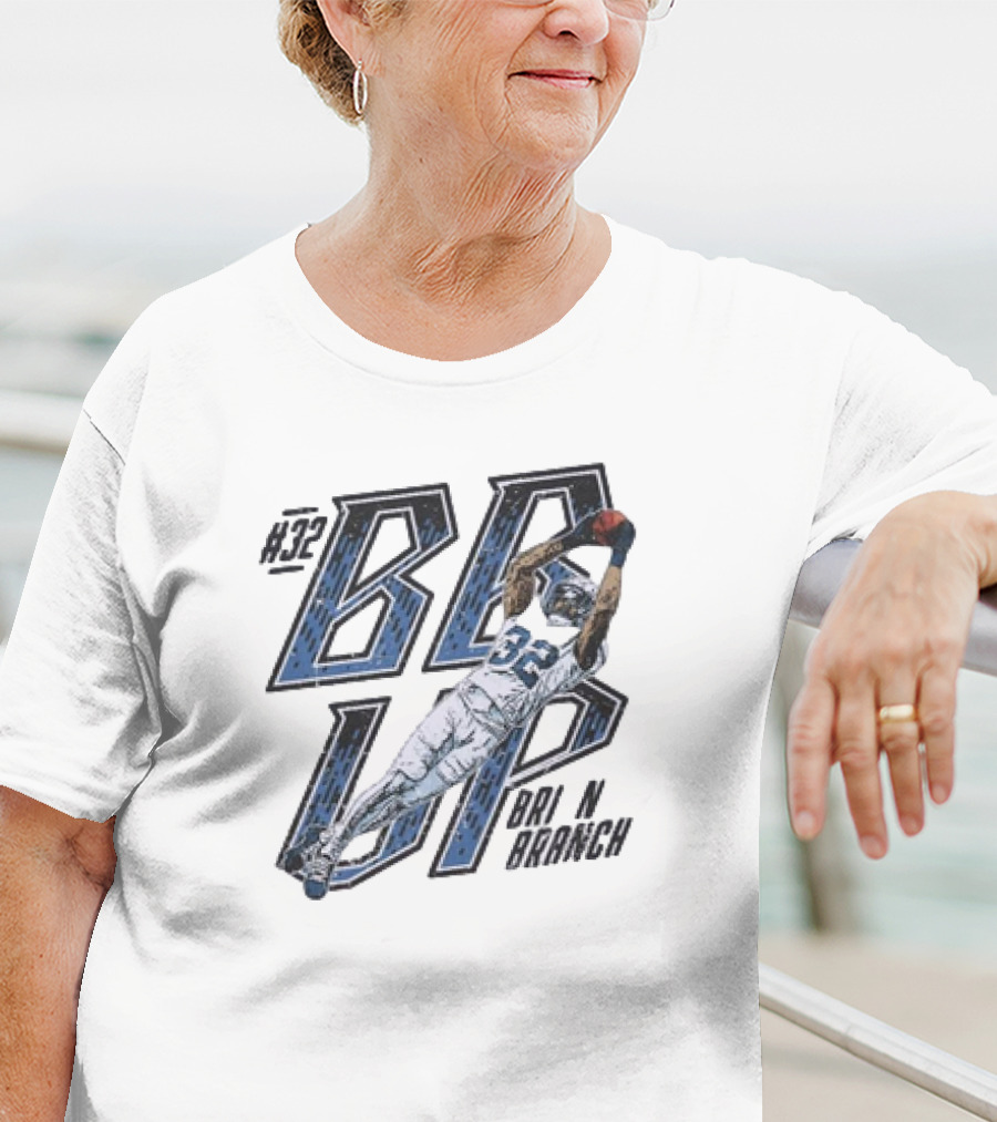 Brian Branch #32 BB Up Detroit Lions Football Catch T-Shirt