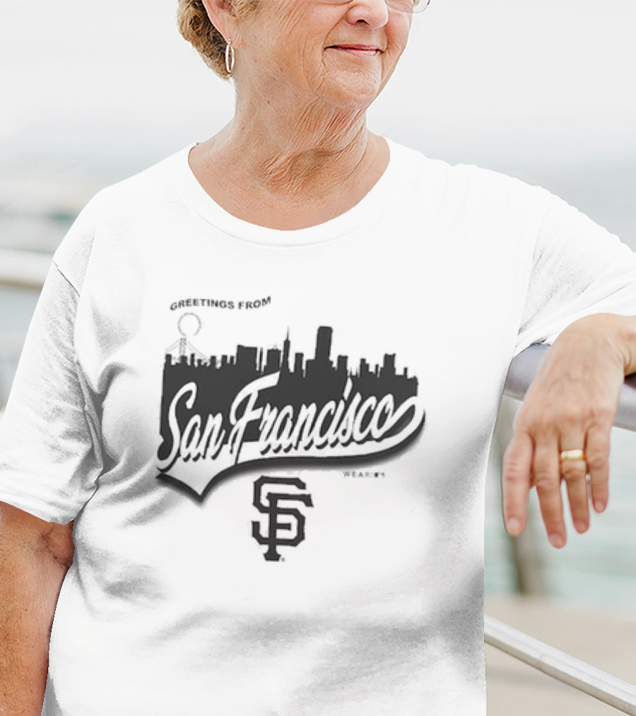Greetings From Skyline San Francisco Giants T-Shirt