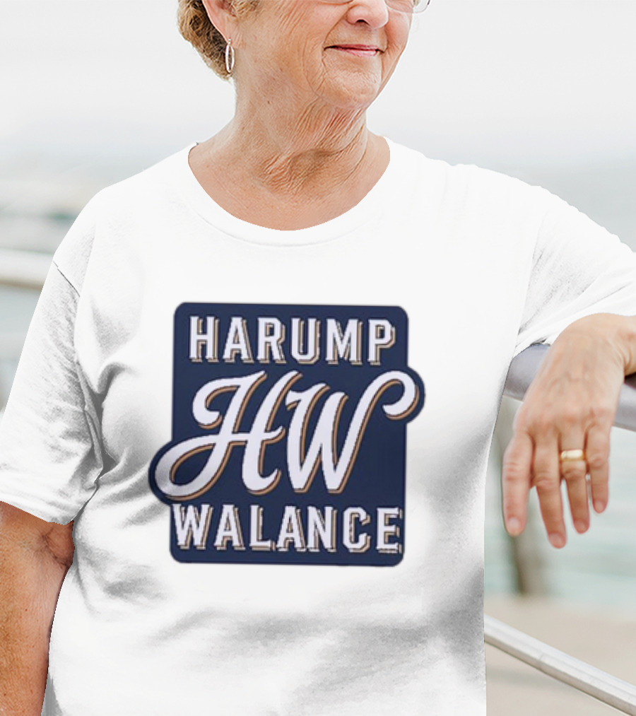 HW Harump Walance Block Font T-Shirt
