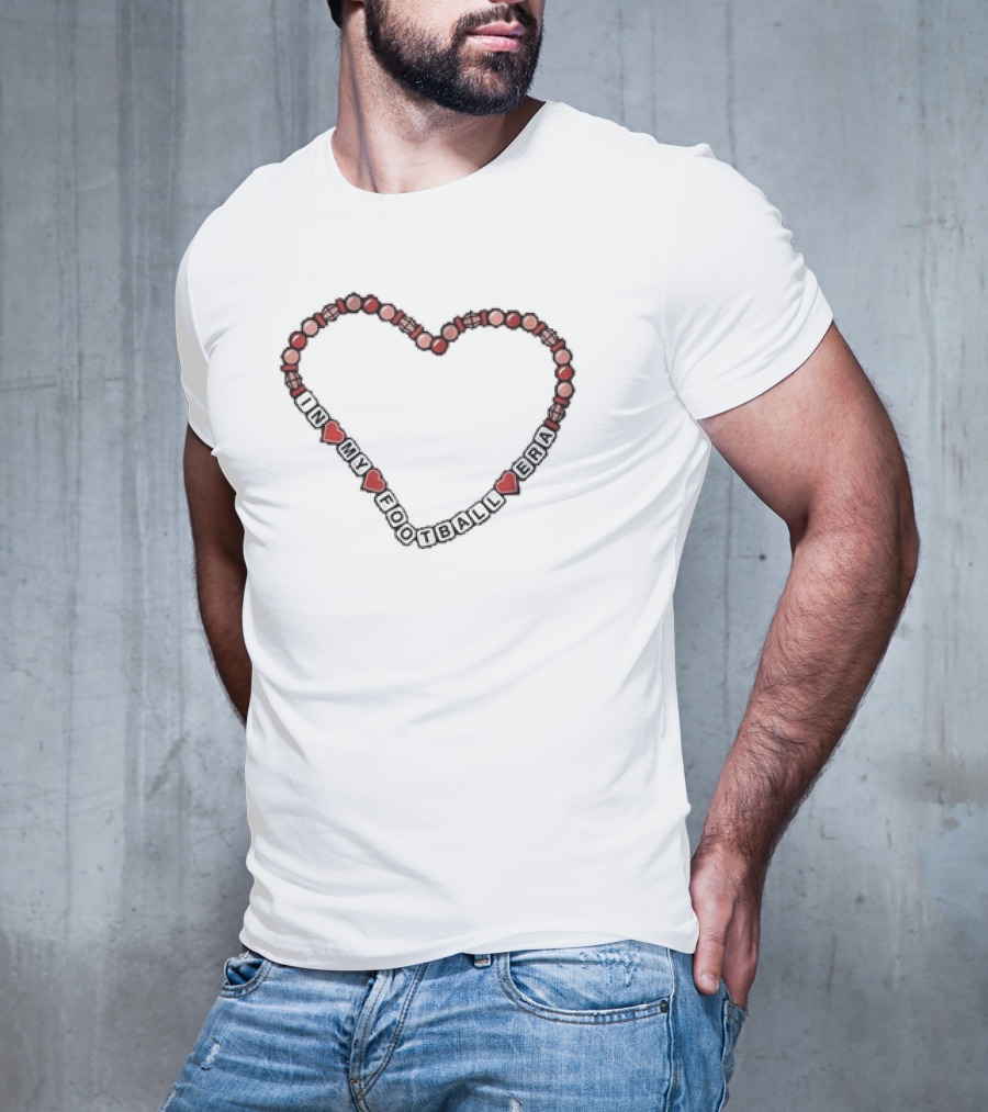 Kansas City Chiefs In My Football Era Heart Bracelet T-Shirt