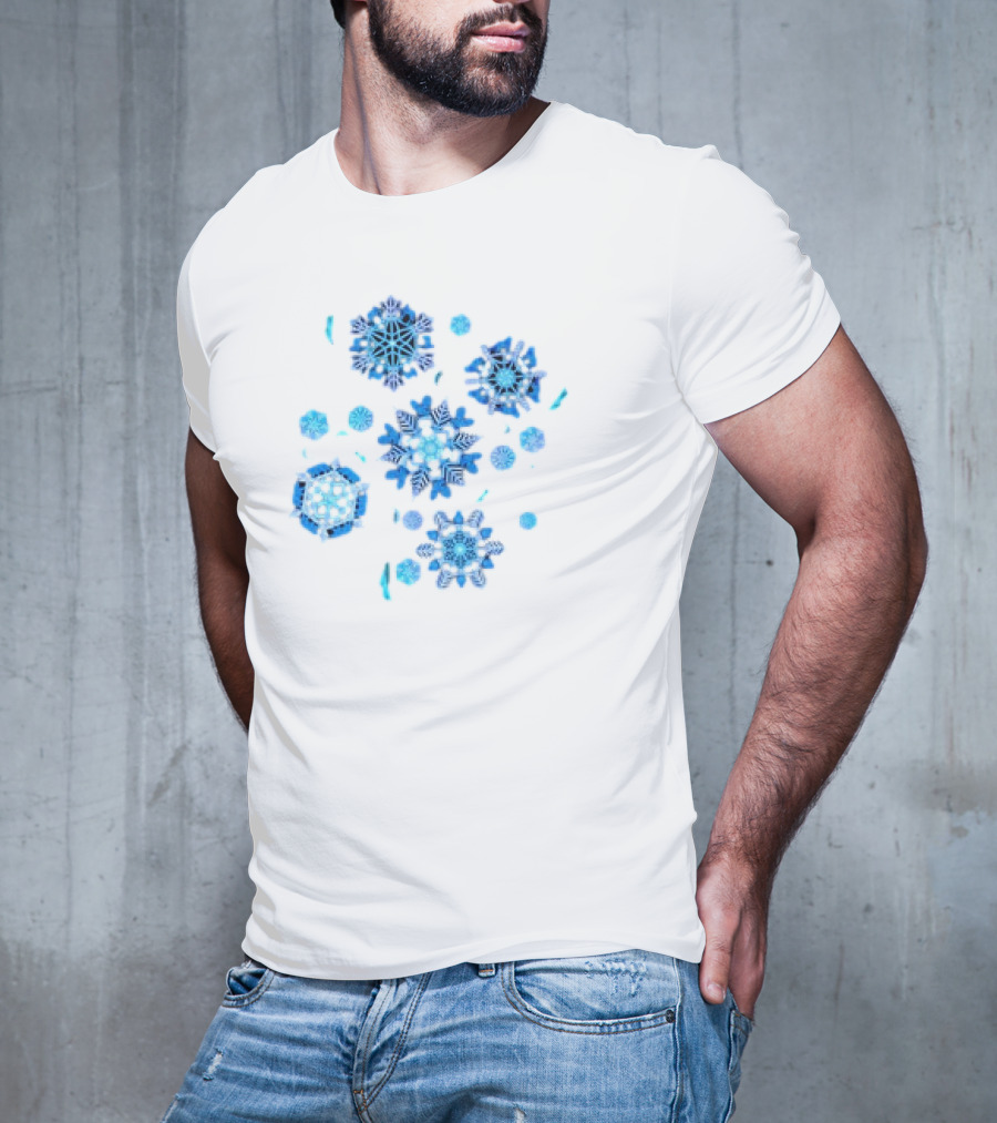 Merry Menagerie Animal Kingdom’s Puppets Retro Snowflakes T-Shirt