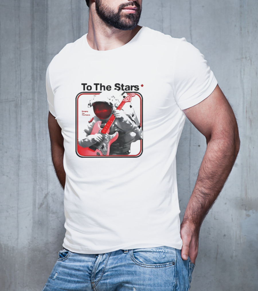 To The Stars Astronaut Playing Guitar Bringing The Future T-Shirt