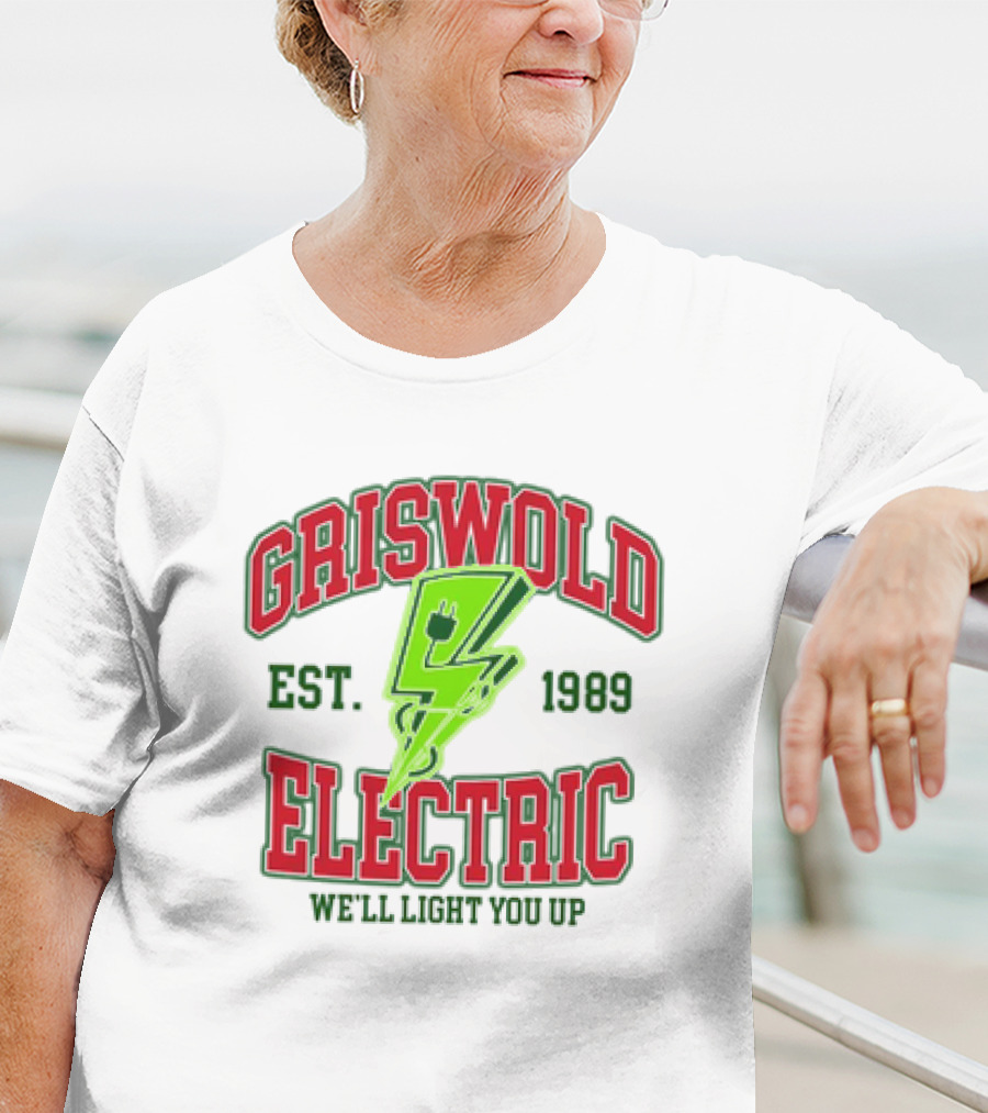 Griswold Electric Est. 1989 We'll Light You Up Retro T-Shirt