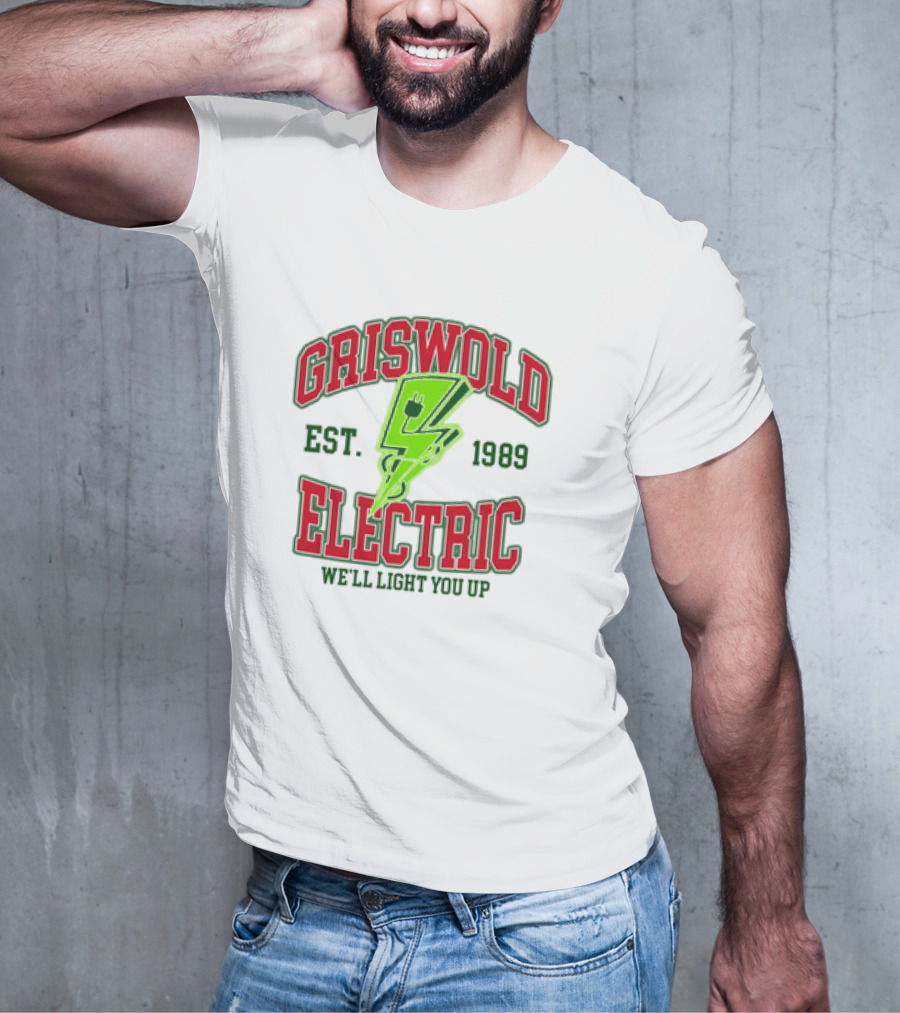 Griswold Electric Est. 1989 We'll Light You Up Retro T-Shirt