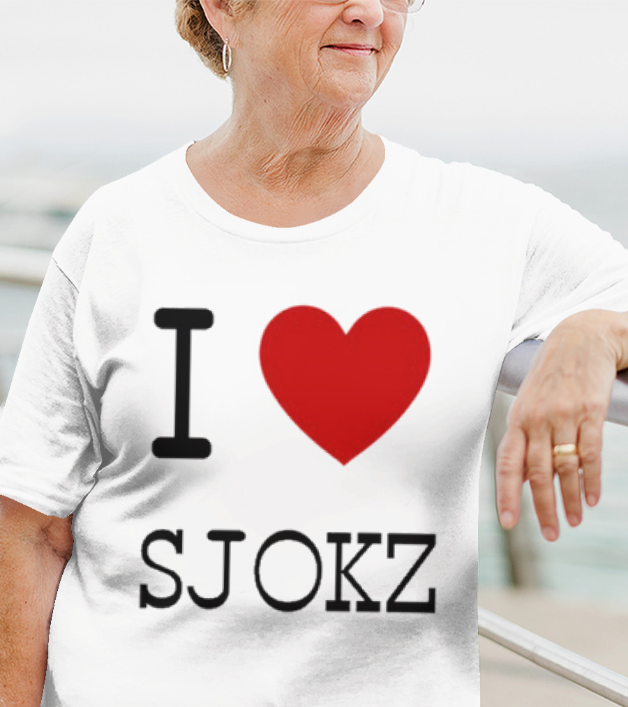 I Love Sjokz Fan T-Shirt Celebrating Popular Presenter T-Shirt