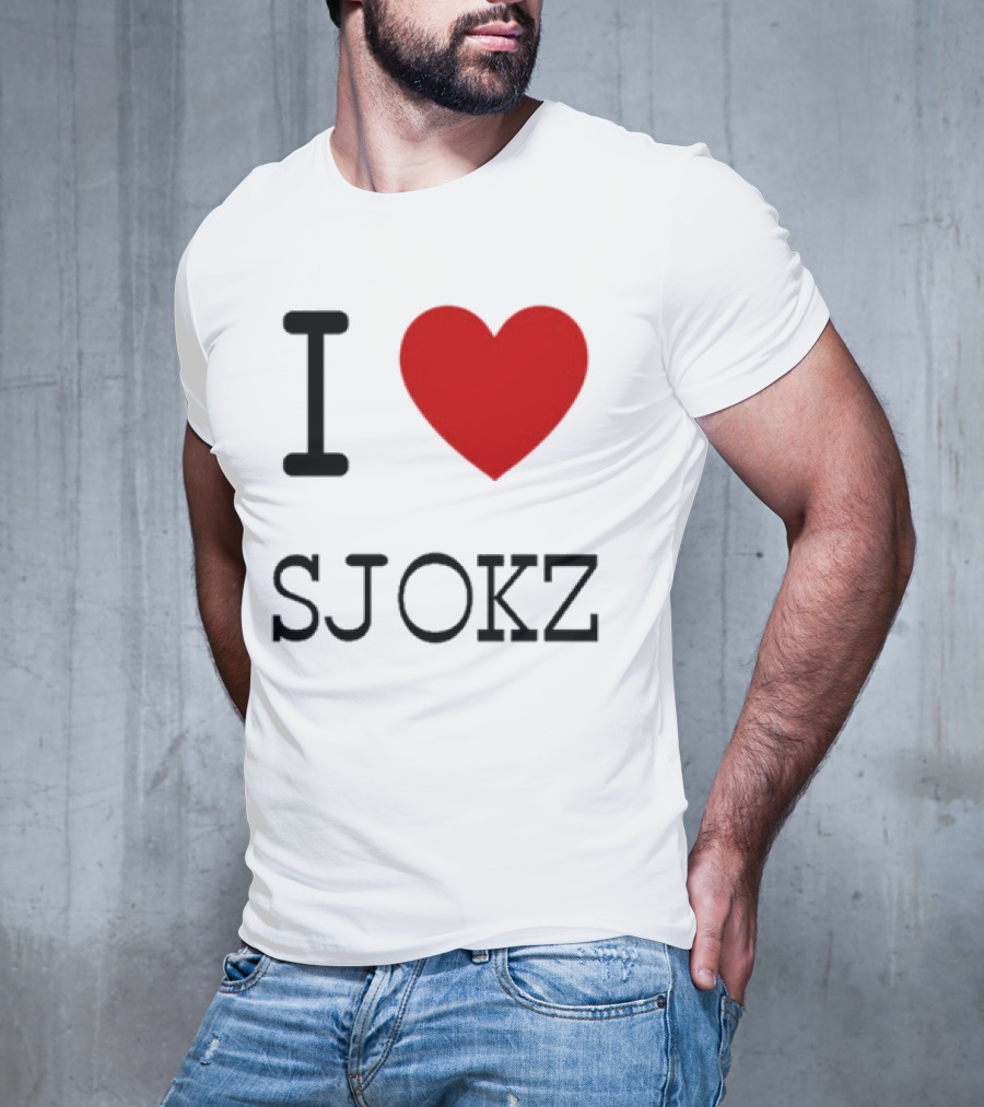 I Love Sjokz Fan T-Shirt Celebrating Popular Presenter T-Shirt