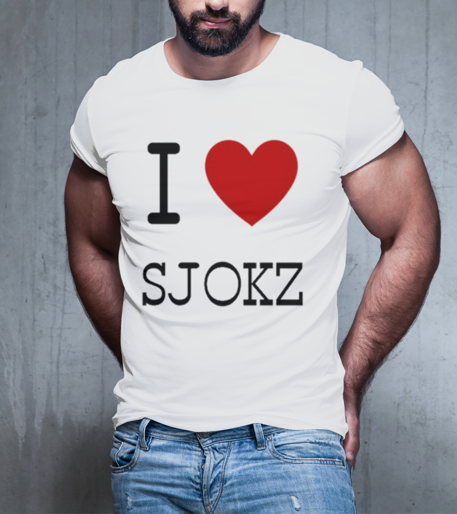 I Love Sjokz Fan T-Shirt Celebrating Popular Presenter T-Shirt