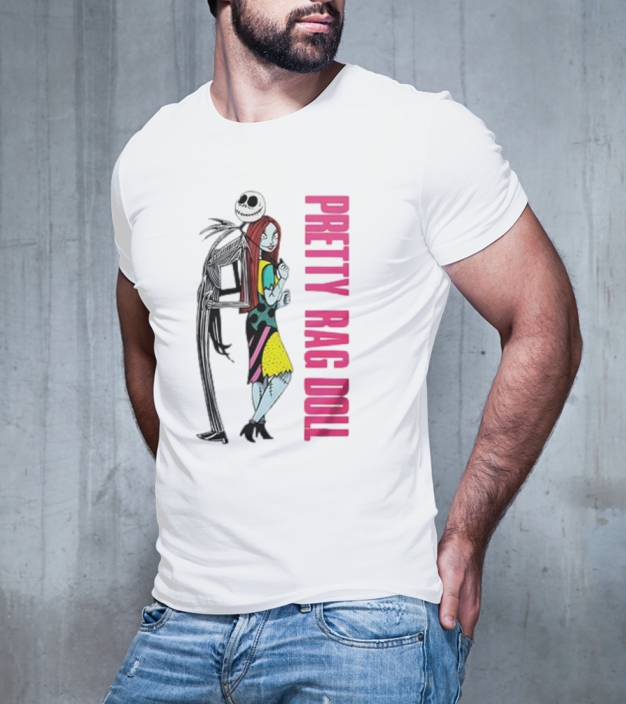 Jack And Sally Pretty Rag Doll Pretty Woman T-Shirt