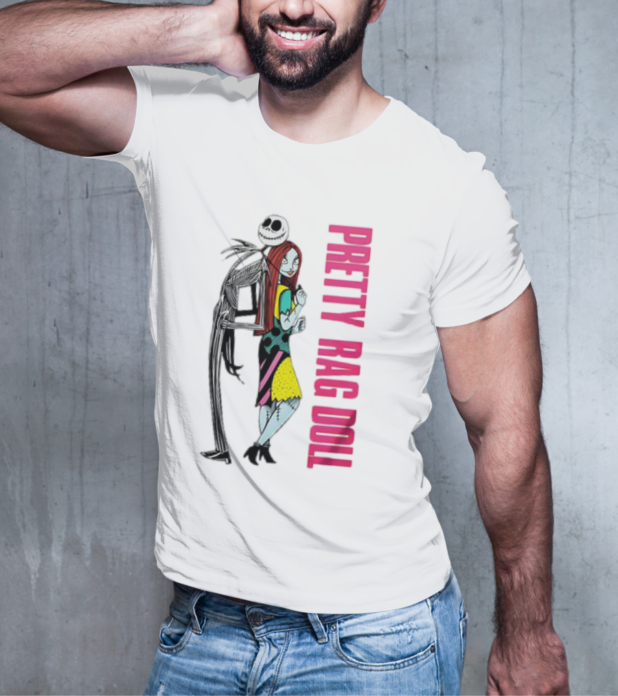 Jack And Sally Pretty Rag Doll Pretty Woman T-Shirt