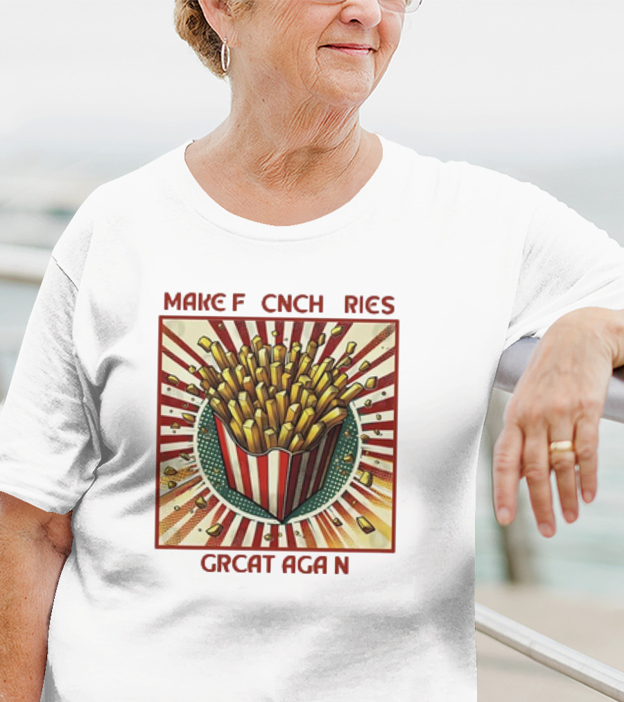 MagaDonalds Make French Fries Great Again Retro T-Shirt
