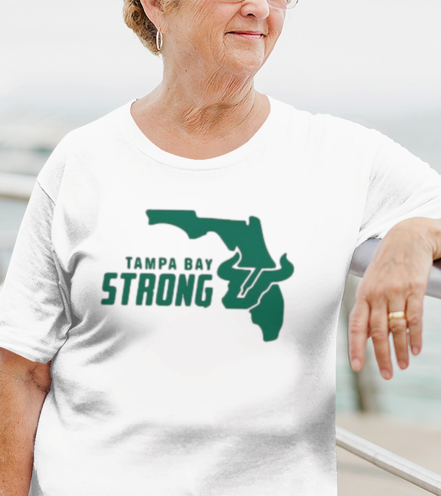 Tampa Bay Strong South Florida Bulls Hurricane Relief T-Shirt