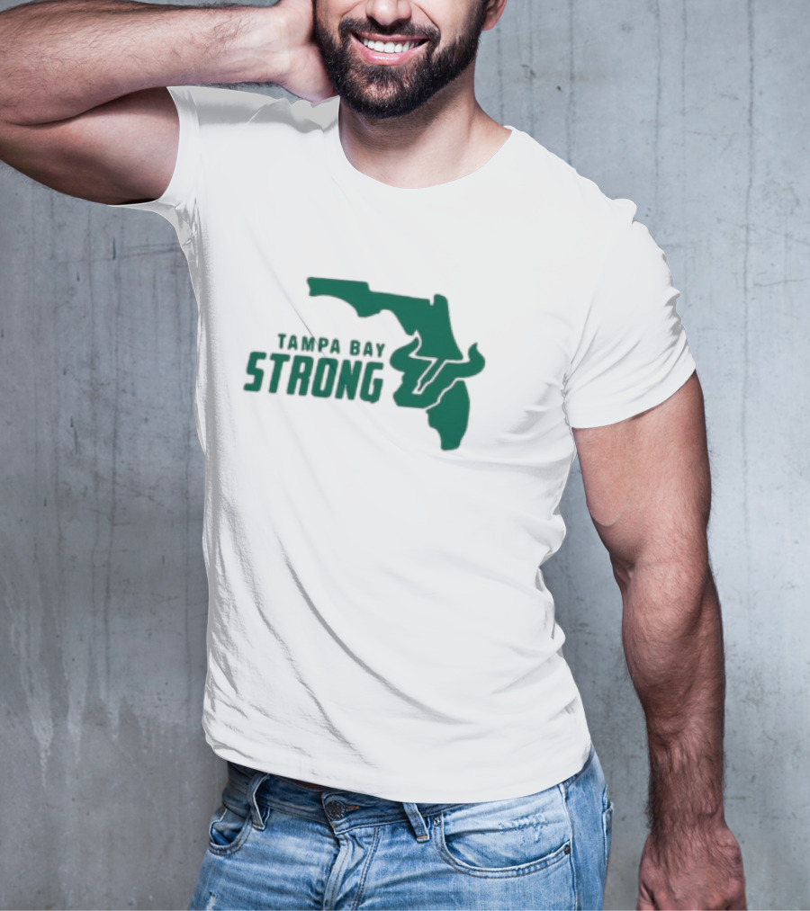 Tampa Bay Strong South Florida Bulls Hurricane Relief T-Shirt