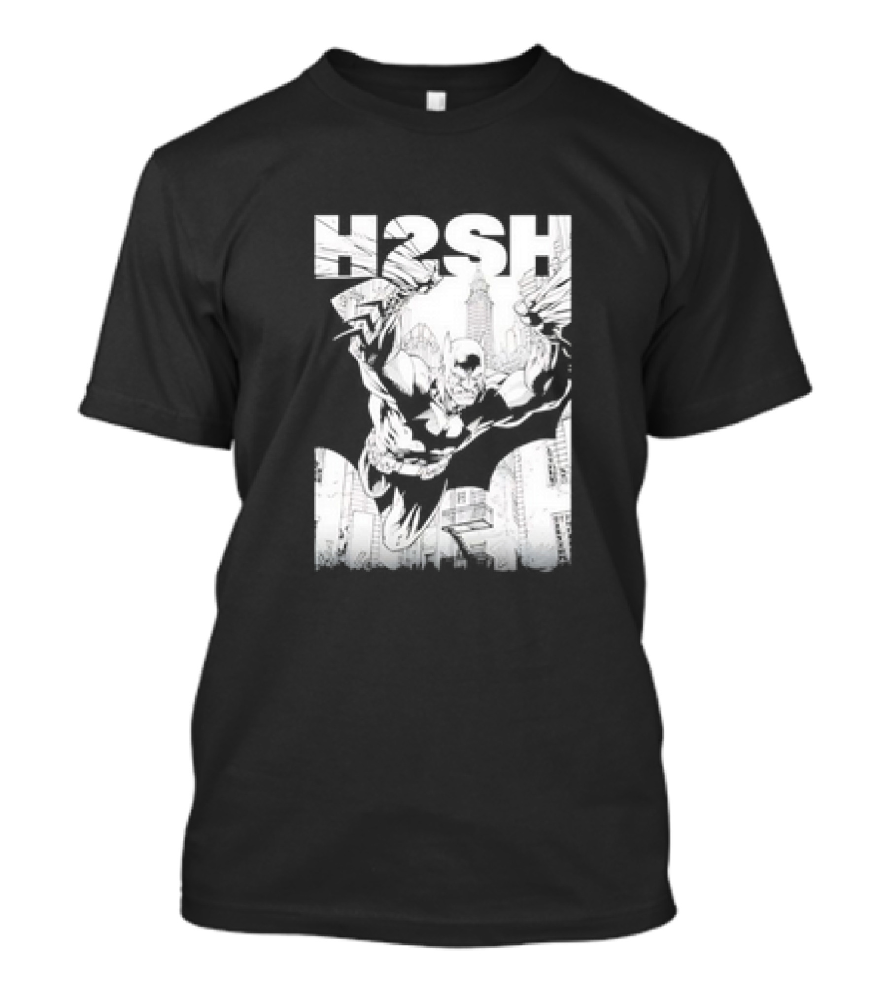 Batman Hush Jim Lee Scott Williams Retro Batman Gotham Skyline T-Shirt