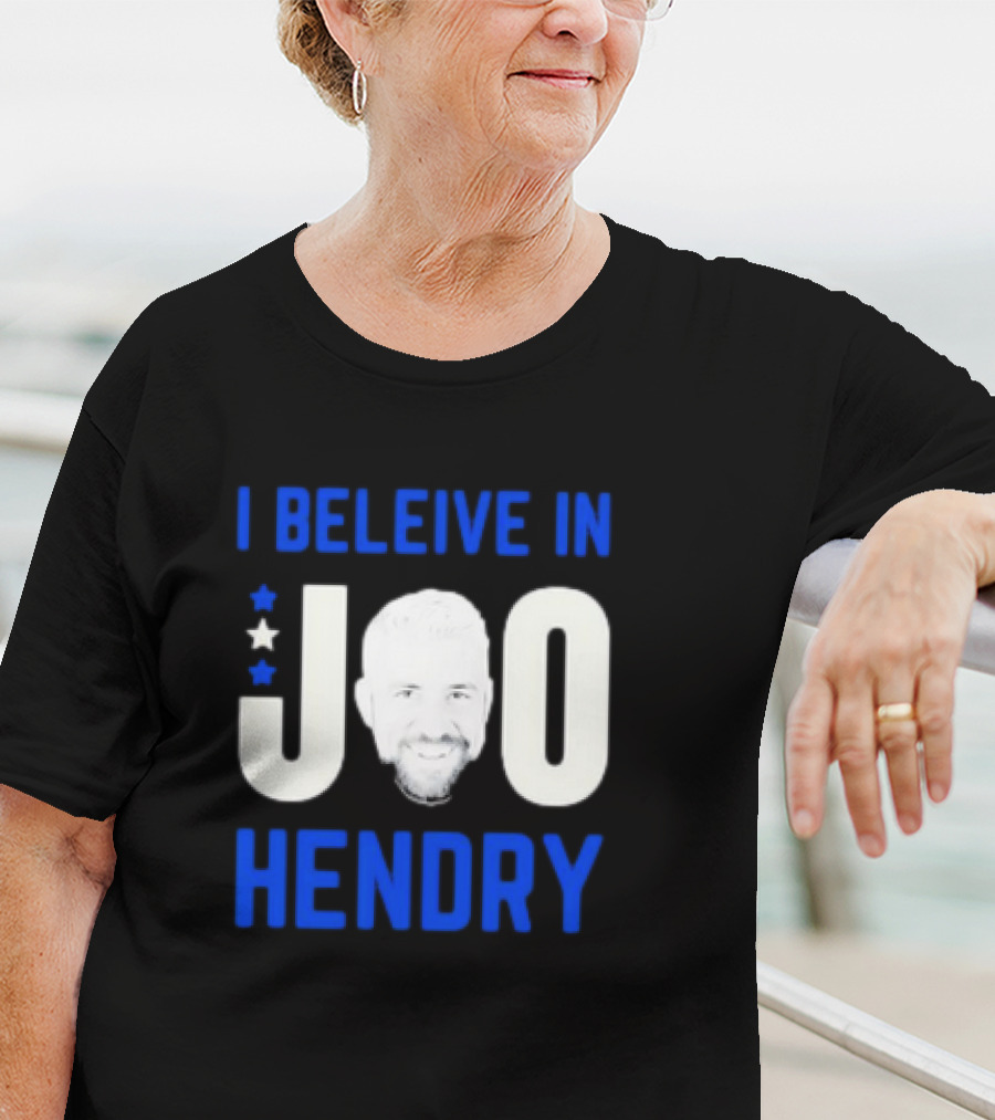 I Believe In Joe Hendry Star Face图案 T-Shirt
