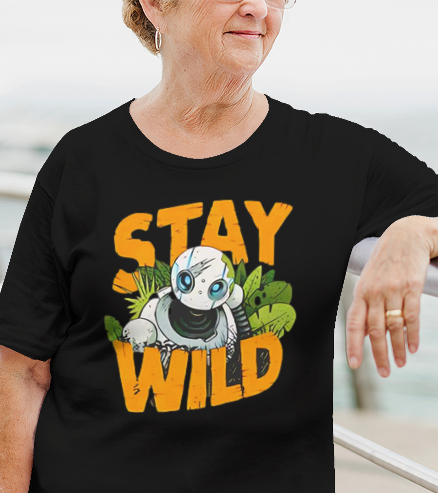 Stay Wild Roz The Wild Robot Jungle Adventure T-Shirt
