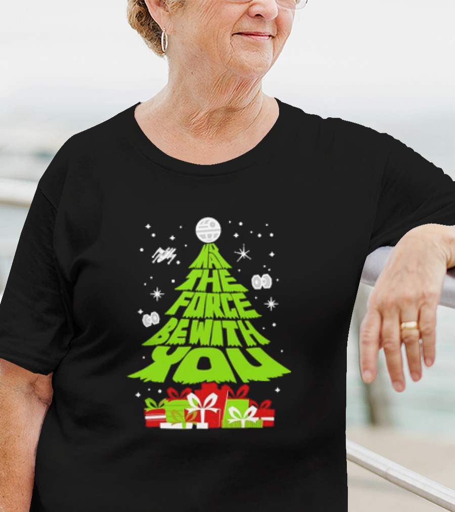 Star Wars May The Force Be With You Christmas Tree T-Shirt