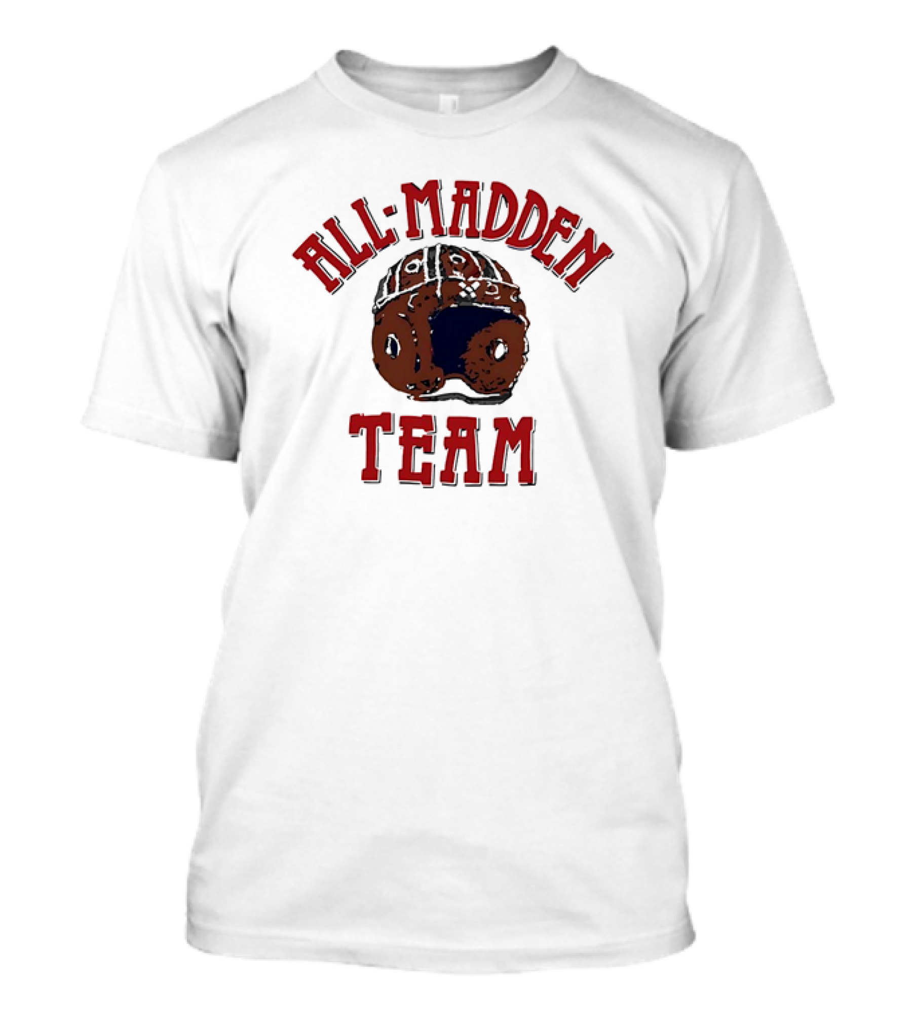 All Madden Team 1992 Vintage Football Helmet T-Shirt